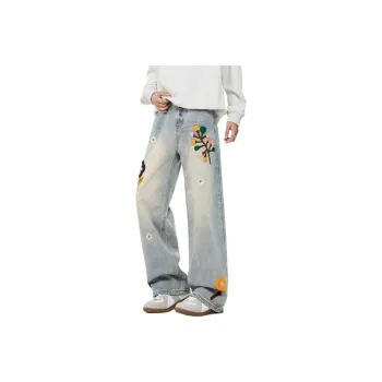 MGXEK Jeans Unisex Blue