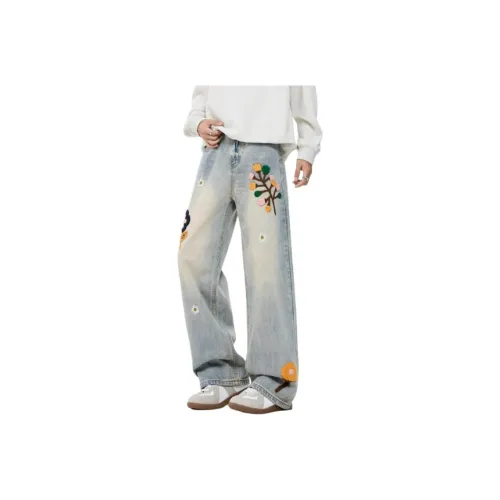 MGXEK Jeans Unisex Blue