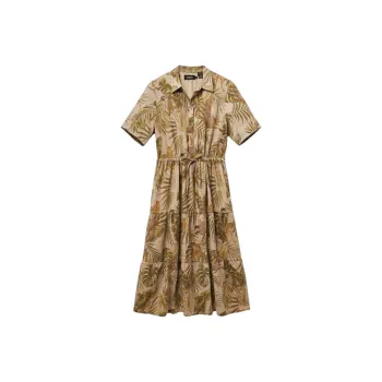 Desigual Short Sleeved Dress Women's Multicolor