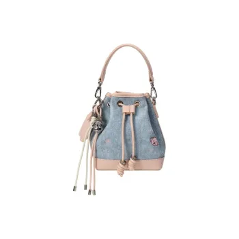 PAYOT Handbags Denim Blue & Pink