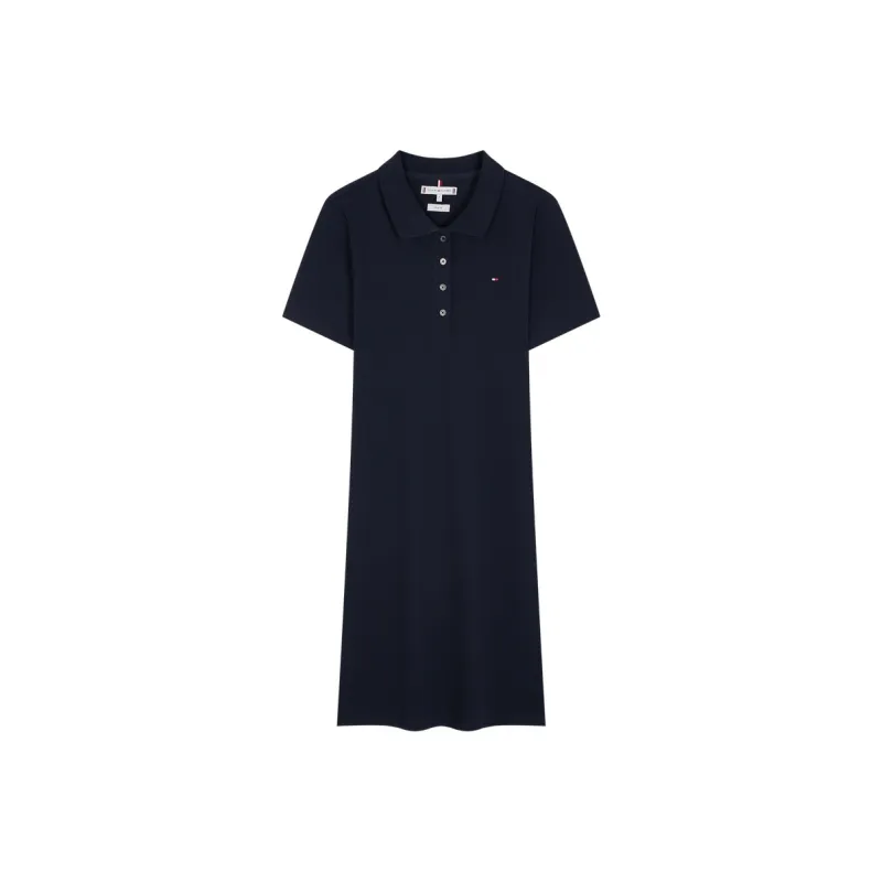 Tommy Hilfiger Short Sleeved Dress Women's Navy Blue-0
