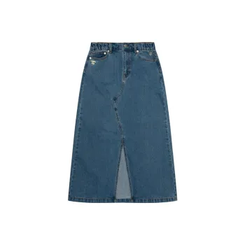 Aape Denim Long Skirts Women's Blue