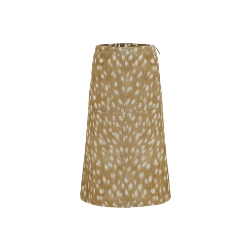 Burberry Deer Printed Stretch Skirt-0