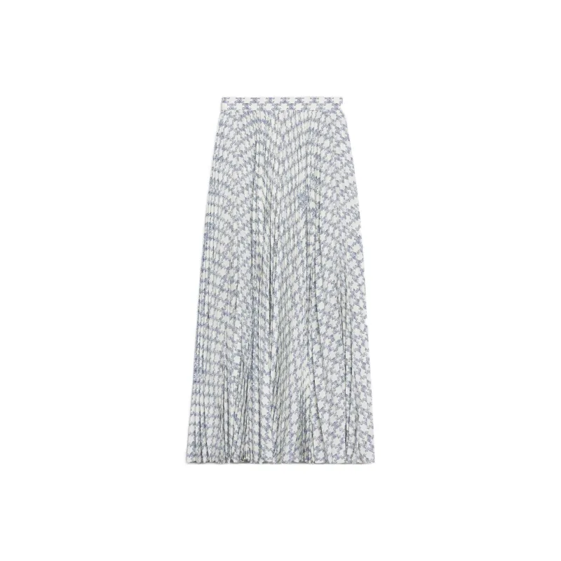 CELINE Casual Long Skirts Women's White-0