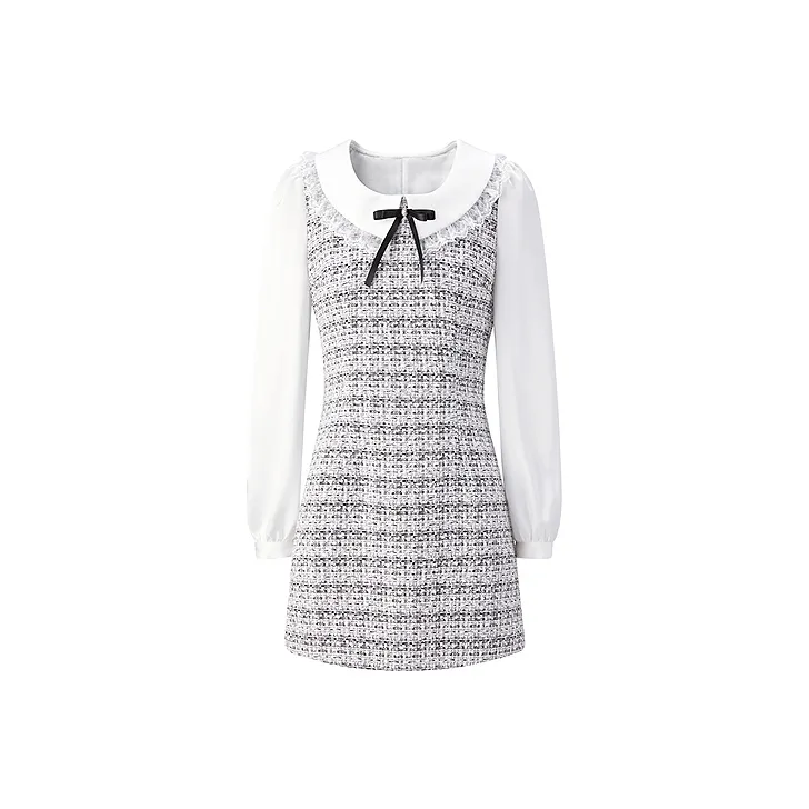 LEDIN Long Sleeved Dress Women's Black-0