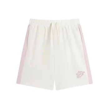XTEP Casual Shorts Women's Cotton White/Moonlit Pink