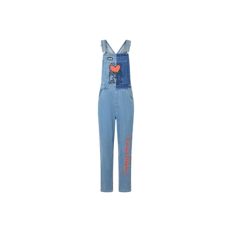 Lee Overalls Women's Light Blue-0