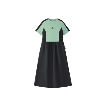 FILA FUSION FOBFUSION LIFE SS25 Short Sleeved Dresses Women's Navy Gray Green GN