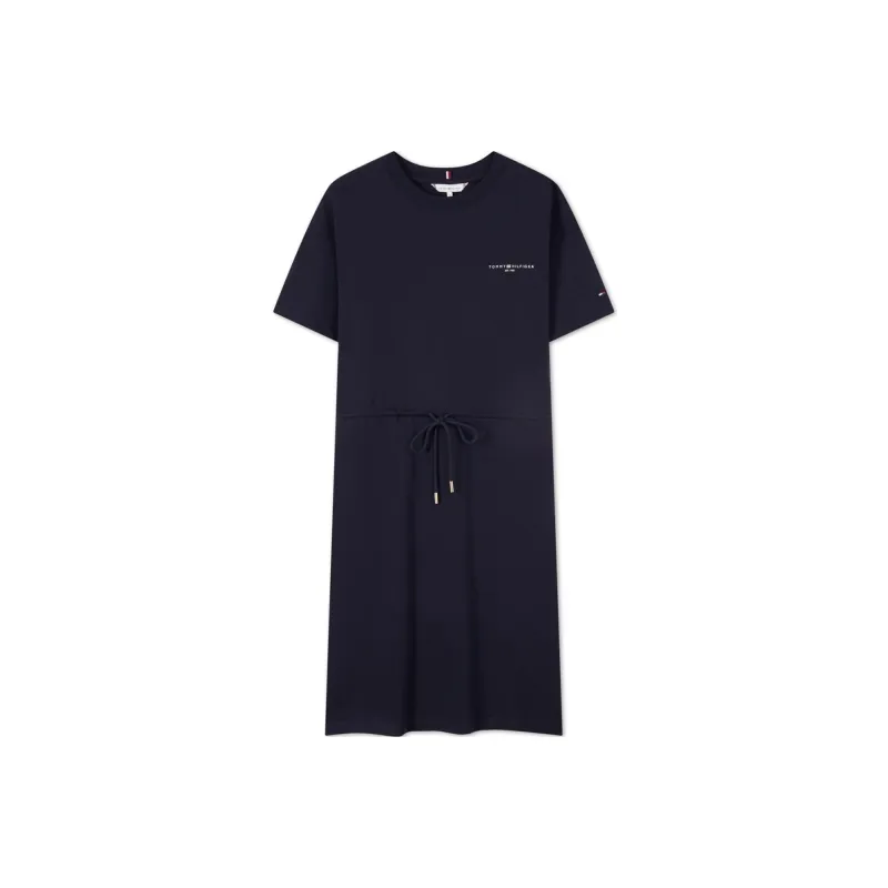 Tommy Hilfiger Short-Sleeved Dresses Women's Navy Blue-0
