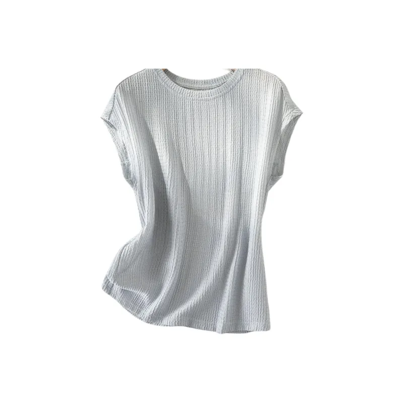IHIMI Regular T Shirt Women's Light Blue-4