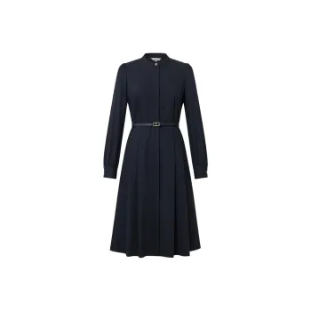 HAZZYS Long Sleeved Dresses Women's Navy Blue