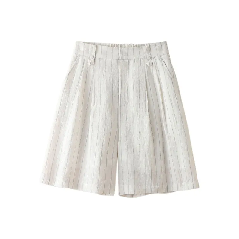 IHIMI Casual Shorts Women's Ecru-0