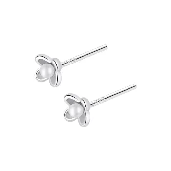 Daisy Dream 999 Fine Silver Stud Earrings Women's