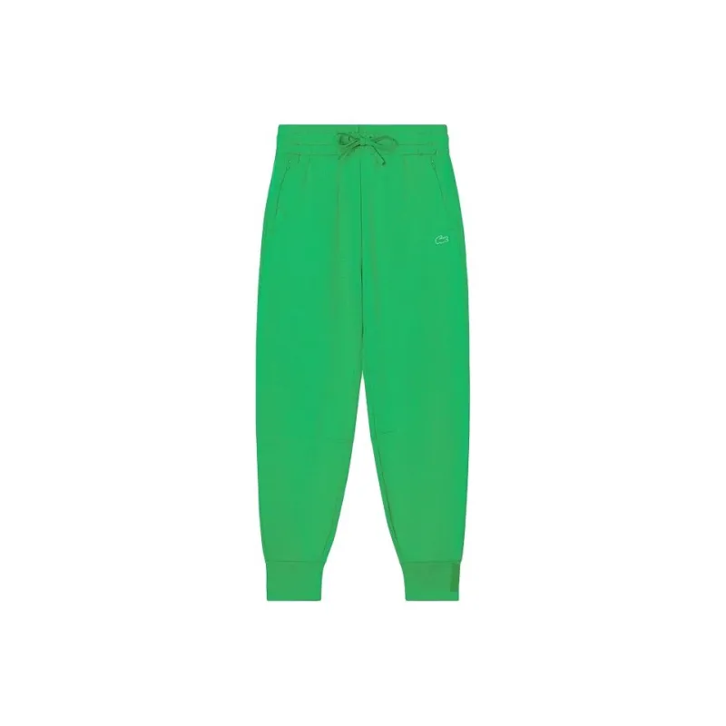 LACOSTE SS25 Knitted Sweatpants Women's Bamboo Pole Green-0