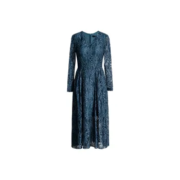 ROEYSHOUSE Long Sleeved Dresses Women's Gray Green