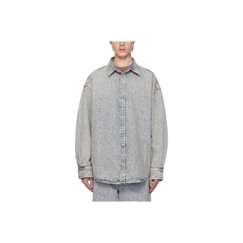 Acne Studios Shirts Men Blue-0