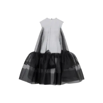 Maison Margiela Flounced Tulle Minidress