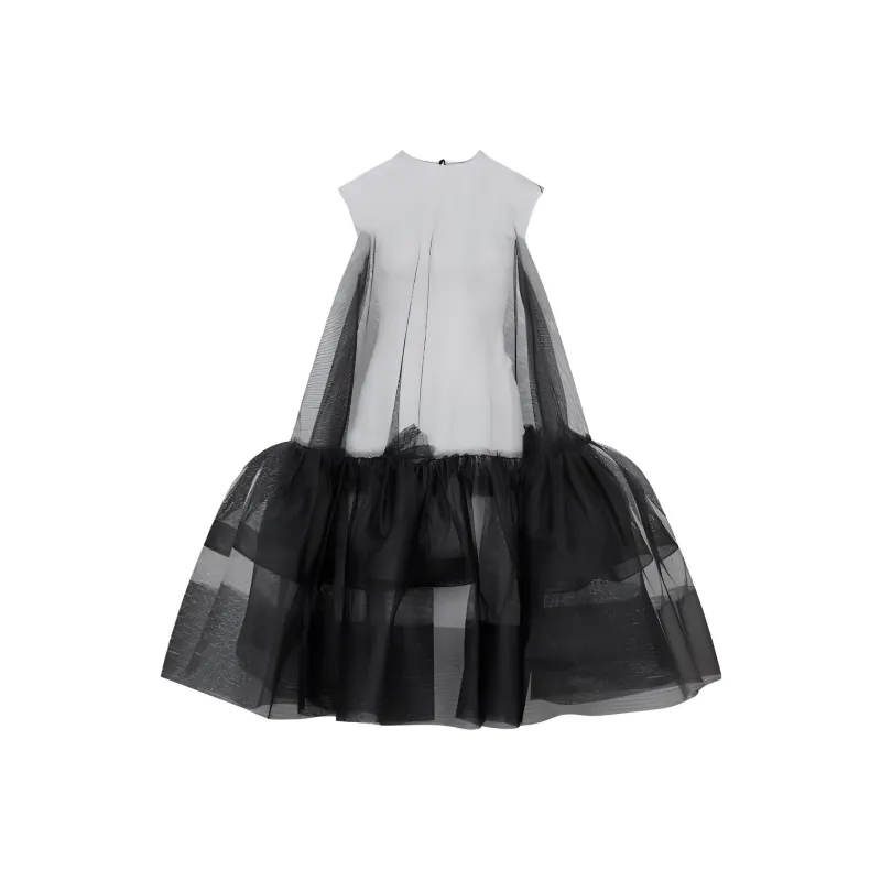 Maison Margiela Flounced Tulle Minidress-0
