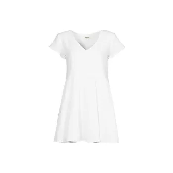 RIP CURL Short-Sleeved Dresses Women's White