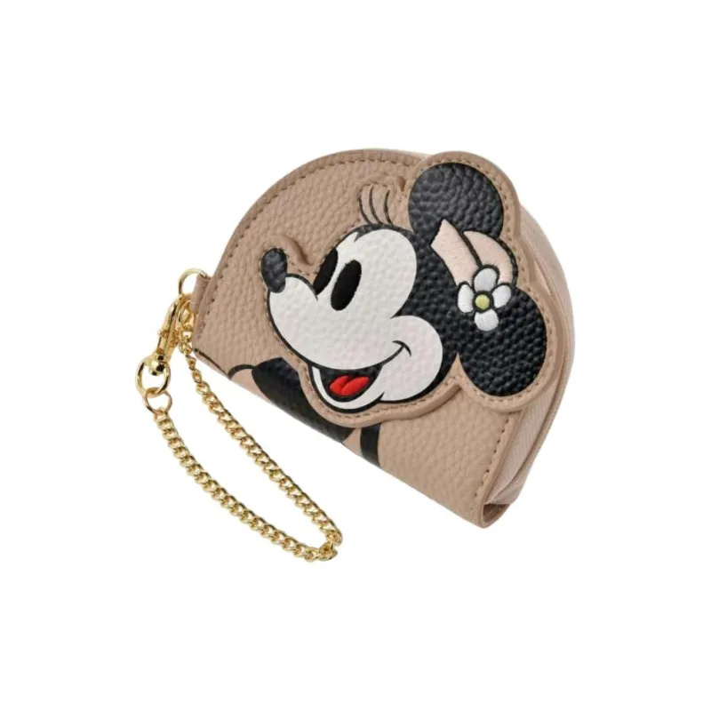 Disney Synthetic Leather Coin Purse Unisex Beige-2