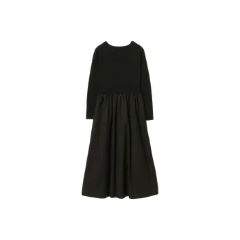Beams Long Sleeved Dress Women's Black