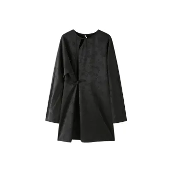 PEACEBIRD Long Sleeved Dresses Women's