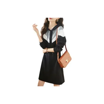 Mo Han Yi Mei Long Sleeved Dress Women's Black