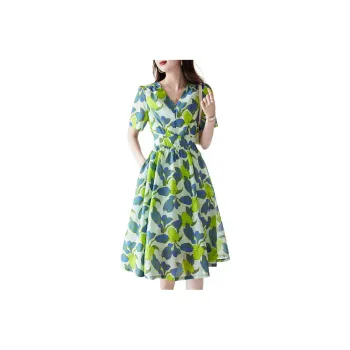 Dme Short Sleeved Dresses Women's Green