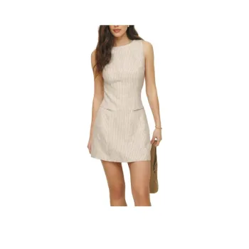 Reformation Citron Linen Dress