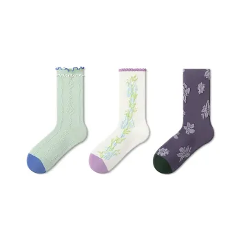 JKN Mid Calf Socks Women's Combo Set