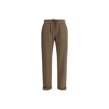 Brunello Cucinelli Drawstring Tapered Leg Sweatpants