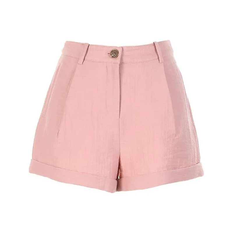 MASFER.SU Casual Shorts Women's Pink-0