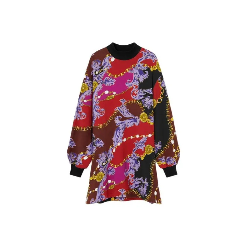 VERSACE JEANS COUTURE FW23 Long Sleeved Dress Women's-3