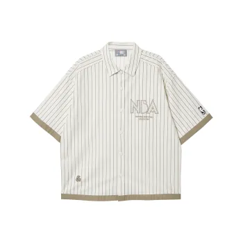 Nba X JACK&JONES Shirts Men A43 Ivory White