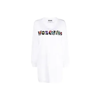 MOSCHINO Long Sleeved Dresses Women's White