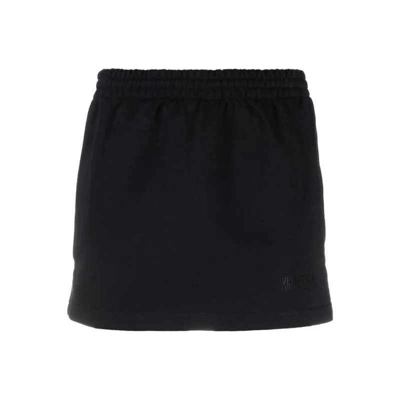 Vetements Push Up Molton Mini Skirt 'Black'-0
