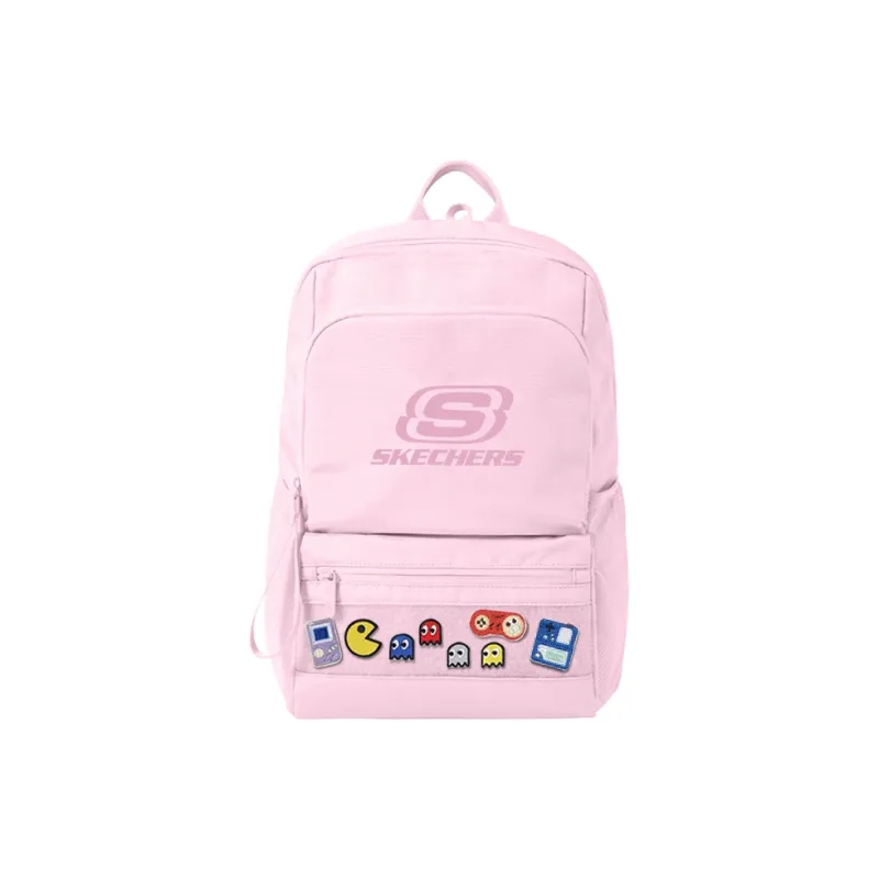 Skechers Oxford Cushioning Laptop Bag For Business Travel And Commute Versatile Backpack Unisex Ice Pink-0