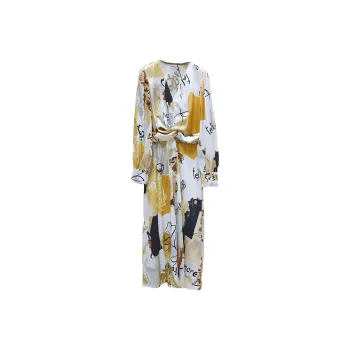 Marella Long Sleeved Dress Women's Yellow
