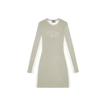 DIESEL Long Sleeved Dress Women's Light Gray