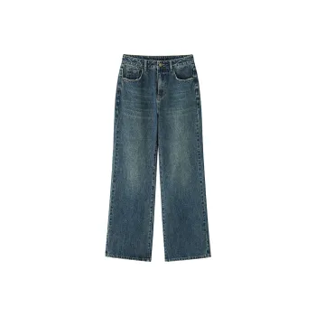 ZHOUMIAO Jeans Women's Denim Blue