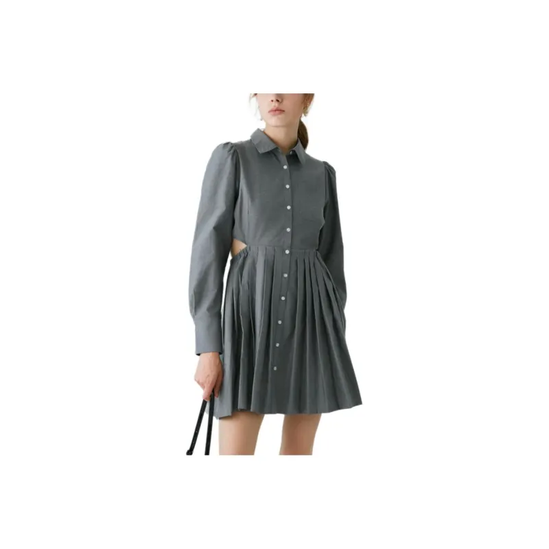 MOUSSY Long Sleeved Dresses Women's-3