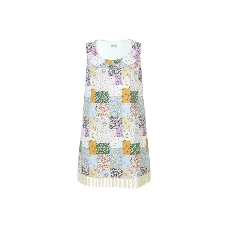 CatPunch Sleeveless Dress Women's Multicolor-0