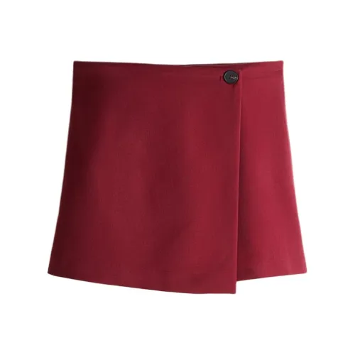 H&M Casual Shorts Women's Deep Red
