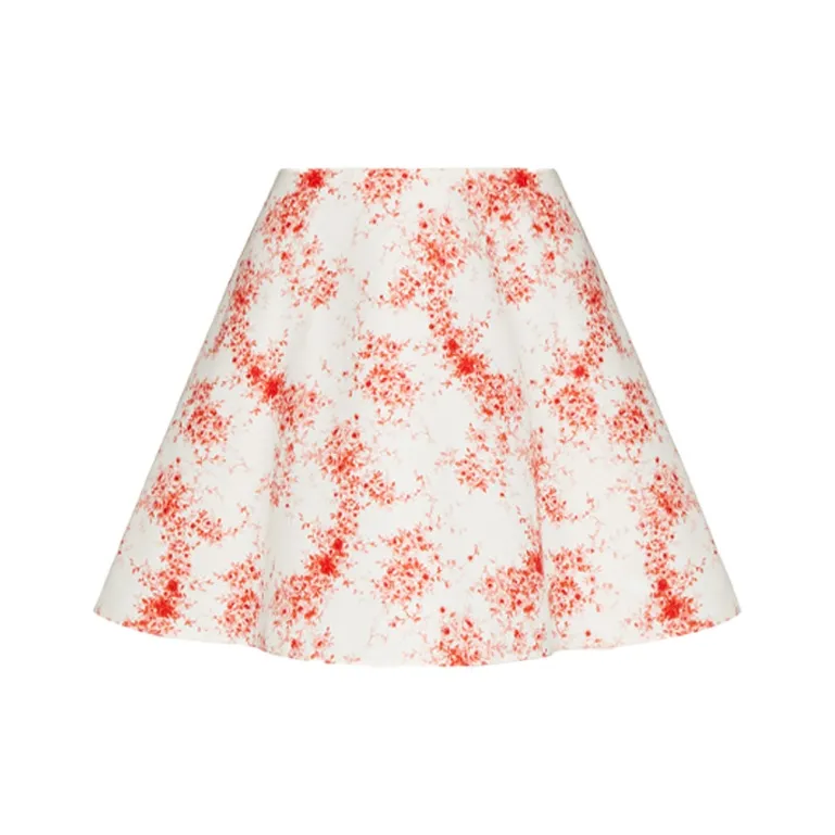 Valentino SS21 Casual Short Skirts Women's Red-0