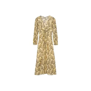 Sandro Long-Sleeved Dresses Women's Yellow