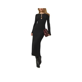 REFORMATION Hayden Knit Dress Long Sleeved Dresses Women's