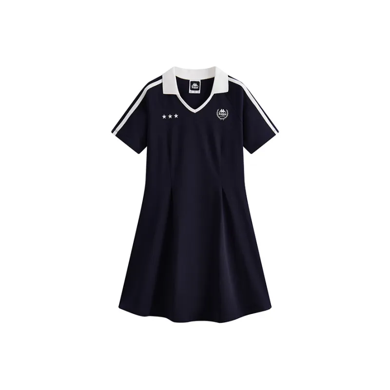 Kappa 1916 Series Short Sleeved Dress Women's Midnight Blue-0