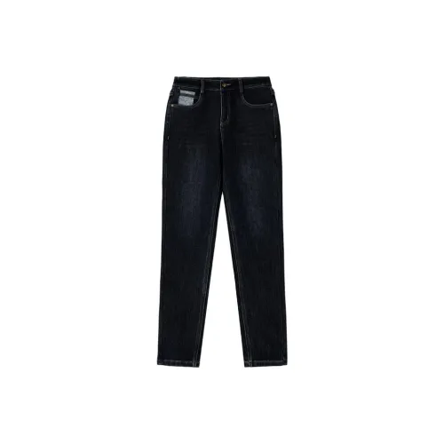 YINER GoodLand Jeans Women's Navy Blue