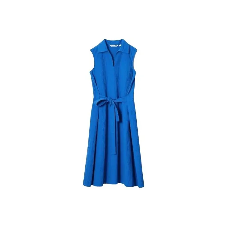 Jw Anderson X UNIQLO Jw Anderson Co-Branded Series Sleeveless Dresses Women's Blue-0