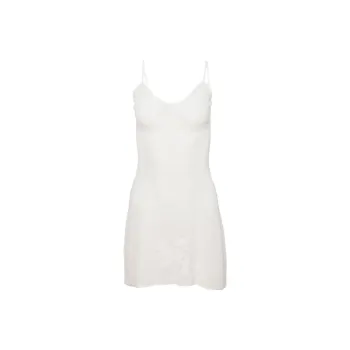 Fleur Du Mal Pointelle knit Lace Mini Dress
